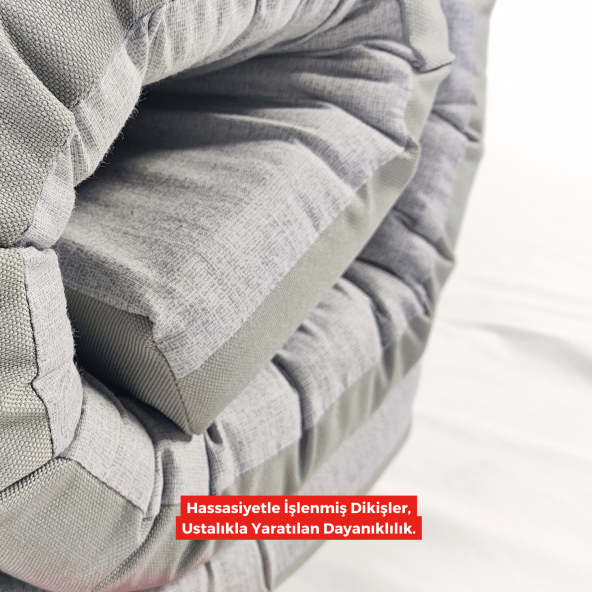 XPERMATE GezginMat Kamp Yatağı Taşıma Çantalı Kamp Matı Fermuarlı Kamp Minderi Çadır Matı 70x180x6cm - 3