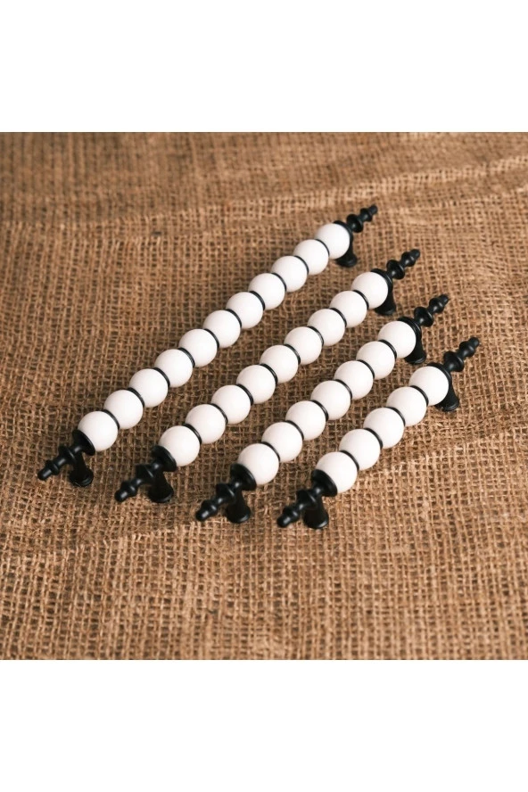Osmanlı Boncuk Dolap Kulbu Çekmece Kulp Mutfak Dolabı Kaliteli Kulp 128 Mm (12,8 Cm ) 1 Adet