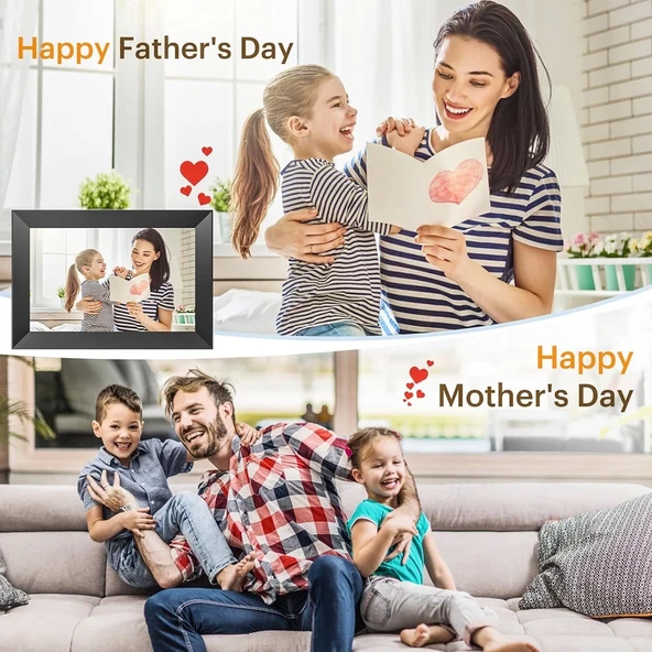 Kodak 10.1 Inc WiFi Dijital Resim Çerçevesi, 1280x800 HD IPS Dokunmatik Ekran - 4