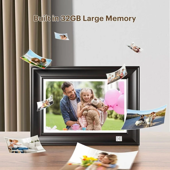 Kodak 10.1 Inc WiFi Dijital Resim Çerçevesi - 1920x1200 HD Dokunmatik Ekran - 4