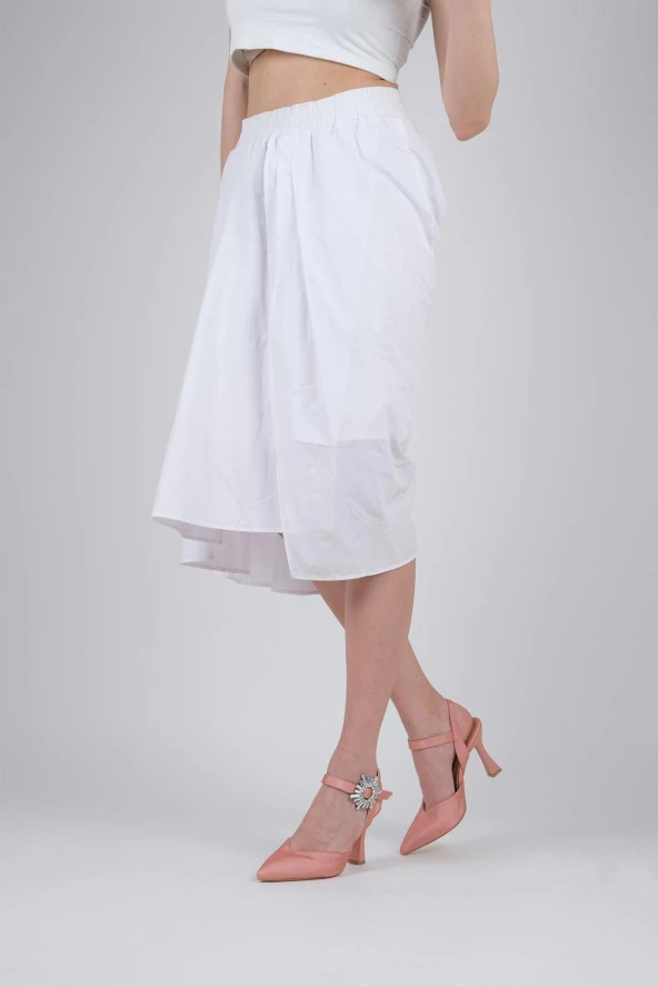 Pudra Saten Kadeh Topuklu Stiletto Taşlı Abiye Ayakkabı - Shinysun - Resim 2