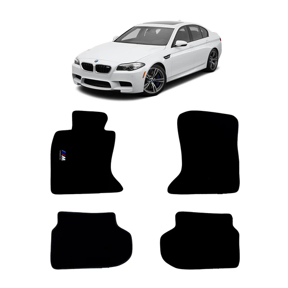 Rizline Bmw 5 Serisi F10 2010-2013 Halı Paspas M Logolu ürün görseli
