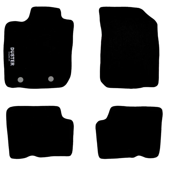 Rizline Dacia Duster 4x2 2009-2017 Halı Paspas Siyah - Resim 2