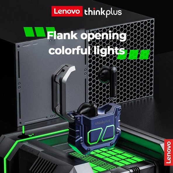 Lenovo XT81 TWS Bluetooth 5.3 Mikrofonlu Kablosuz Kulaklık Mavi - 5