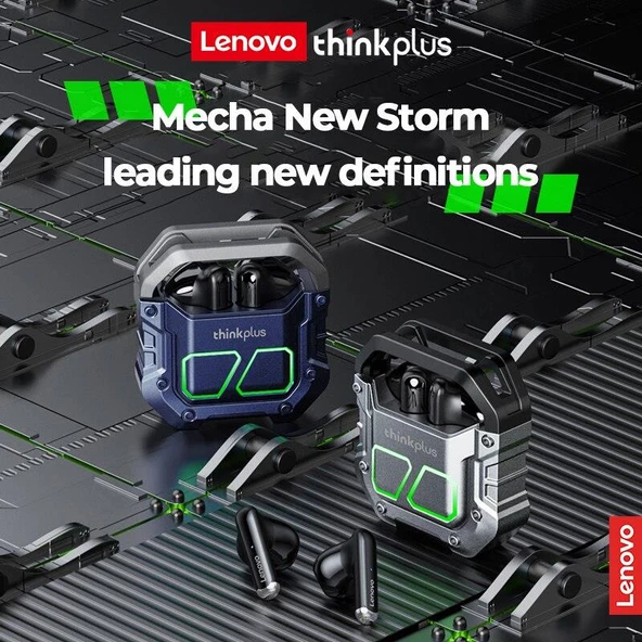 Lenovo XT81 TWS Bluetooth 5.3 Mikrofonlu Kablosuz Kulaklık Mavi - 2