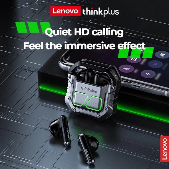 Lenovo XT81 TWS Bluetooth 5.3 Mikrofonlu Kablosuz Kulaklık Mavi - 4