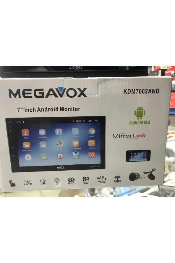 MEGAVOX  Kdm 7005 And 7 Inç Ekran Android 2 gb Rm 16 gb Hafıza Gps Li