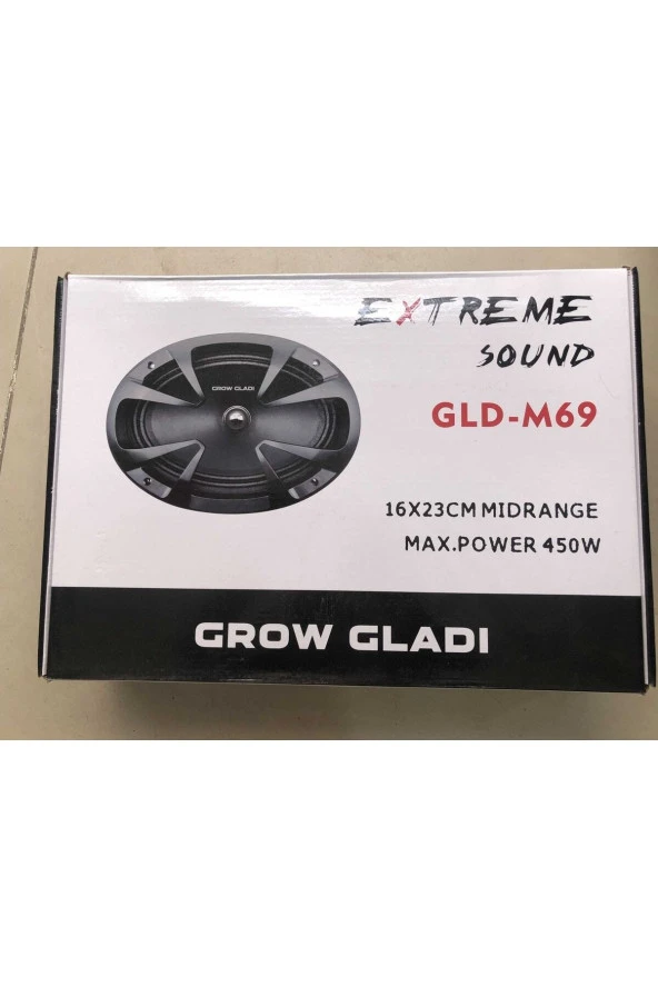 GROW Extreme Sound Gld-m69 Hoparlör "16 X23 Cm Mıdrenge Max 450 Wat