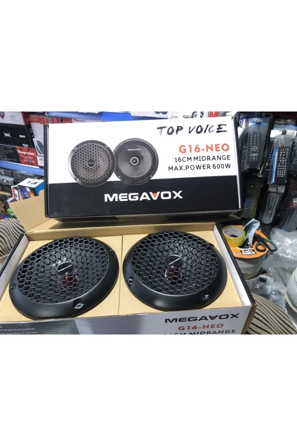 MEGAVOX  G16 Neo 600 Wat 100 Rms Mıdrange (neo Serisi Anfiye Takılır