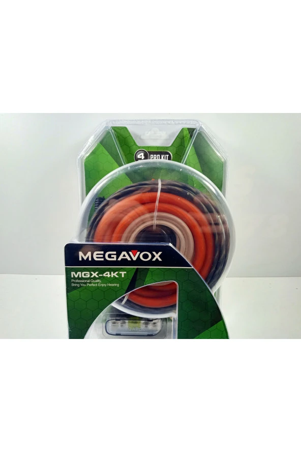 MEGAVOX   4ga anfi set kablu takımı 5 mt