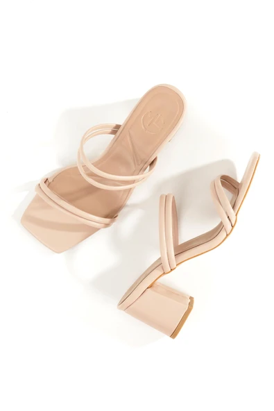 Ten İnce Çift Bantlı Topuklu Terlik - Benjo - 2