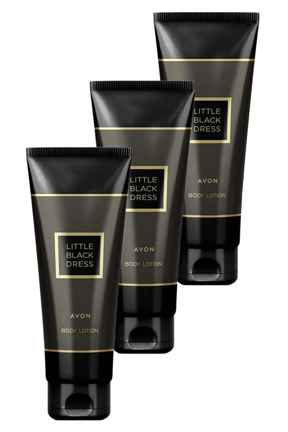 AVON Little Black Dress Kadın Vücut Losyonu 125 Ml. Üçlü Set