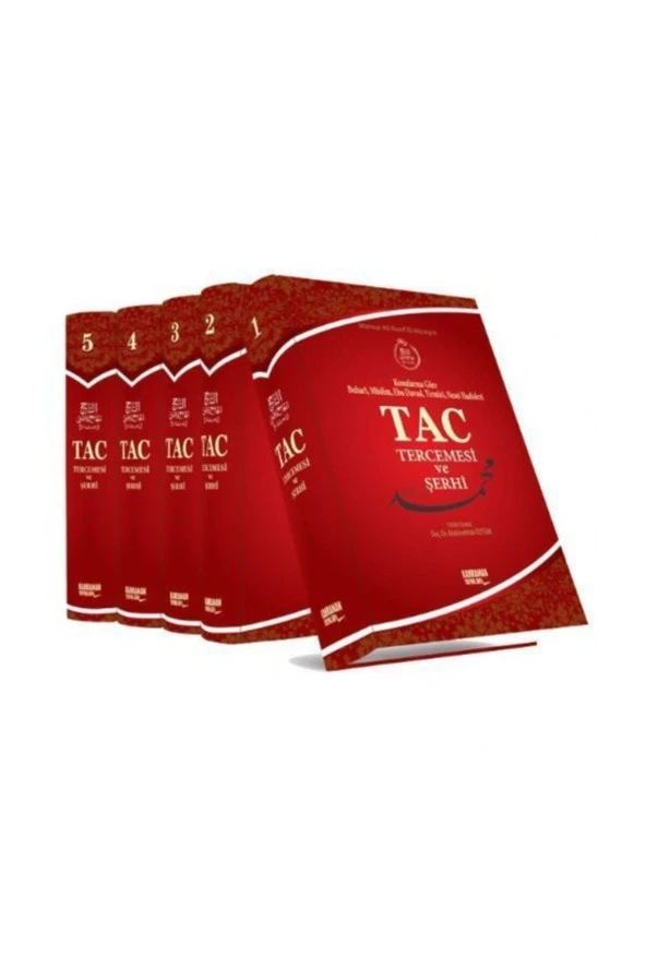 Tac Tercemesi Ve Şerhi Set Tam Metin Ithal Kağıt- 5 Kitap- Ciltli