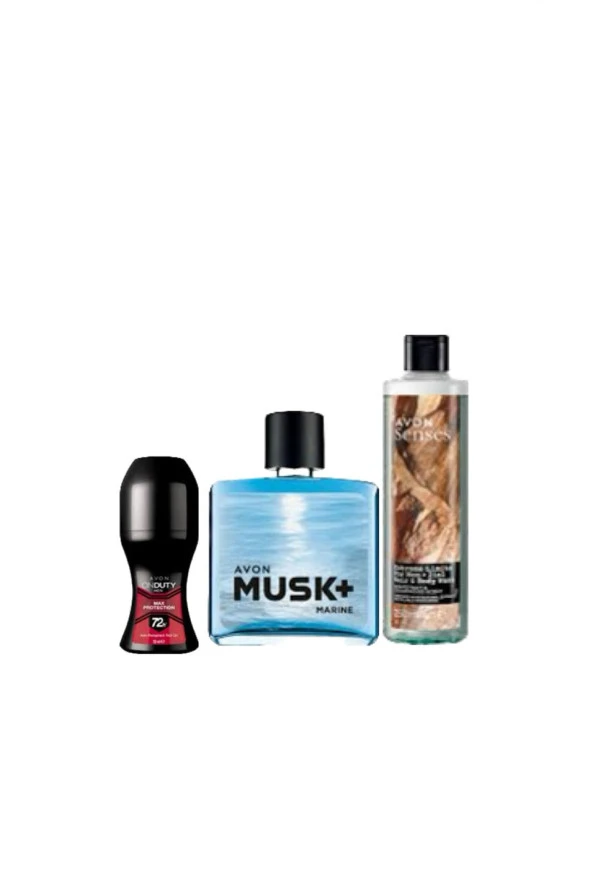 AVON Musk Marine Parfüm Deodorant Duş jeli