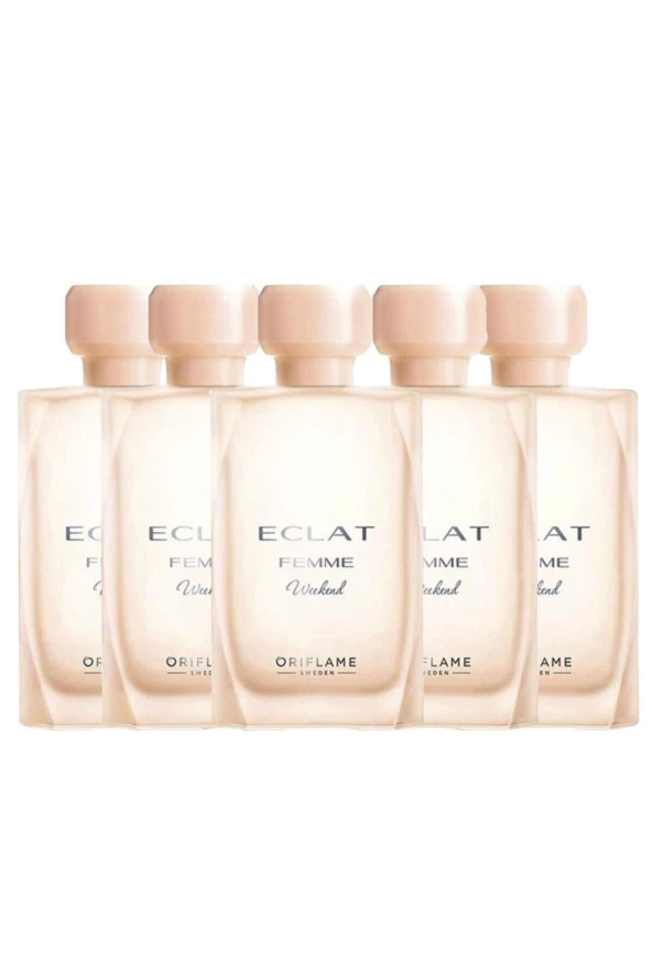 Oriflame Eclat Femme Weekend Edt 50 Ml Kadın Parfümü 5 Adet