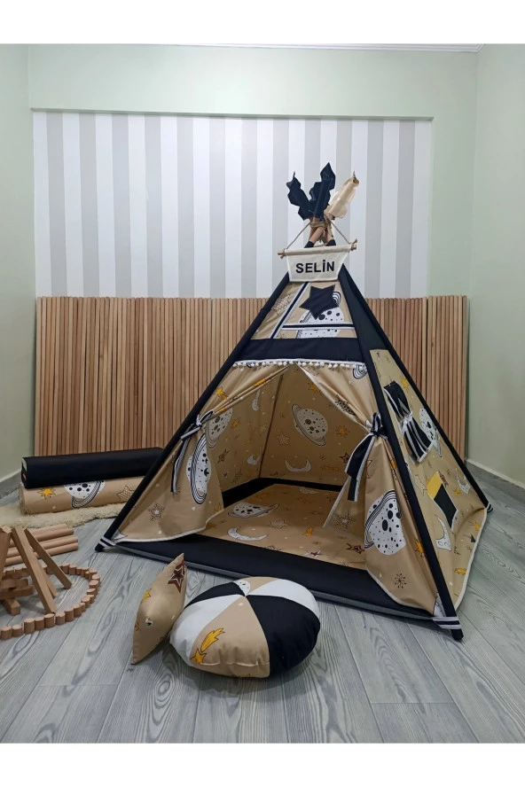 Kızıldereli Çocuk Oyun Çadırı Devrilmeyen Sabitleme Mekanizmalı Galaksi Serisi