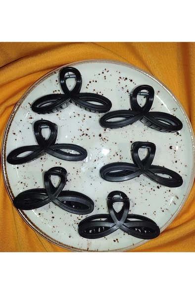 Kadın Sonsuzluk Model 6 Adet Büyük Boy 11 Cm Mandal Toka Seti - 3