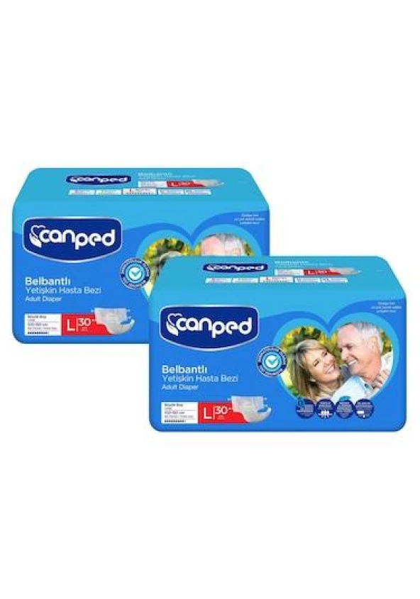 CANPED TEKSTIL BUYUK 30 ADET LARGE x 2 PAKET 60 ADET