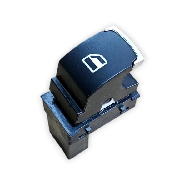 VW Passat B7 2011-2014 Sol Arka Kapı Cam Açma Düğmesi Kromlu 3C8959855 - Resim 3