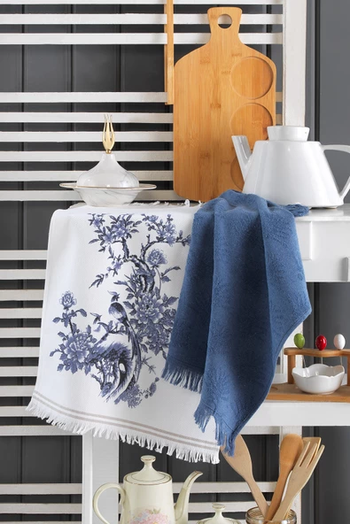 Palm Baskılı Mutfak Havlu Seti - 2