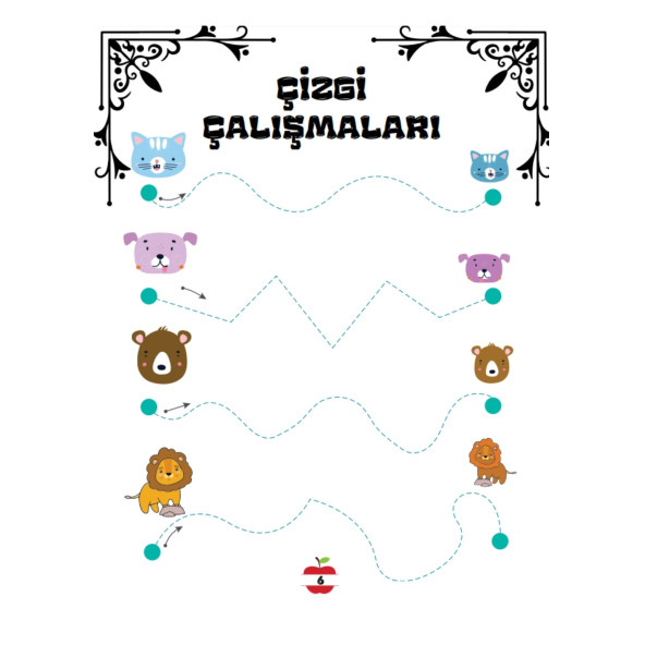 Okul Öncesi Kolaydan Zora Çizgi Çalışmaları YAZ-SİL Kitabı - Resim 3