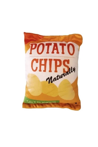 Tineke CİPS DAYANIKLI SESLİ KÖPEK OYUNCAĞI ( PATATO ) 1 ADET - 2