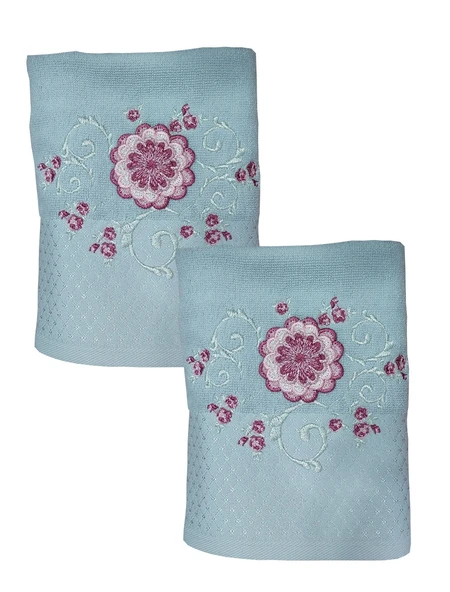 Özdilek 2li Butik El-Yüz Havlusu (50x90)-Mariposa Gri - 3