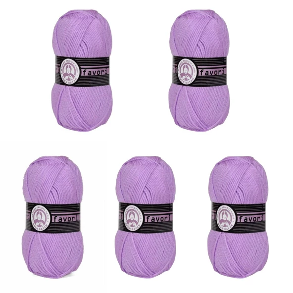 Ören Bayan Favori Örgü İpi - Ametist - 5'Li Paket - ( Renk Kodu : 056 )