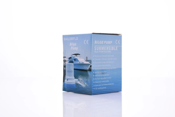 Sailorflo Dikey Sintine Pompası 2000GPH 24V 5A - 5