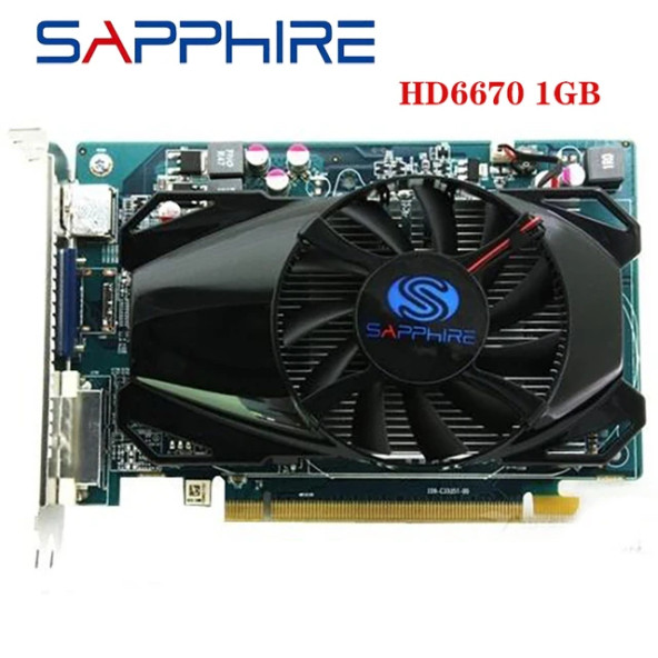 Sapphire Safir HD6670 AMD 1GB GPU Radeon HD 6670 GDDR3 HDMI VGA Ekran Kartı