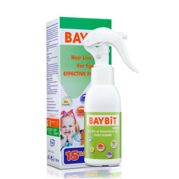 Baybit Saç Biti ve Yumurtaları İçin Sprey  100 ml