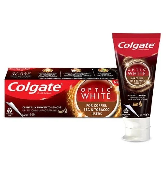 Colgate Diş Macunu Optic White 125ML Çay-Kahve-Sigara