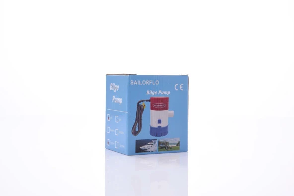 Sailorflo Dikey Sintine Pompası 750GPH 12V 2.5A - 5