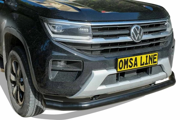 OMSA VW Amarok Texas Ön Alt Koruma Çap:76 Siyah 2022 ve Sonrası - 2