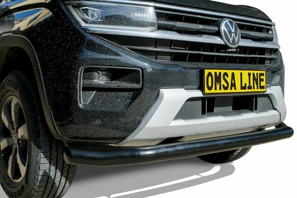 OMSA VW Amarok Texas Ön Alt Koruma Çap:76 Siyah 2022 ve Sonrası - 3