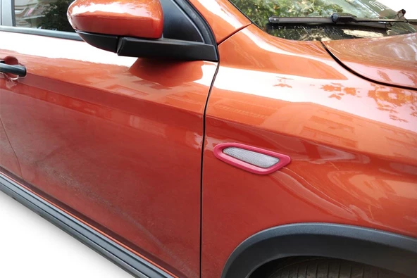 Fiat Egea Cross Sinyal Çerçevesi Kırmızı Plastik 2 Parça 2020 ve Sonrası - 2