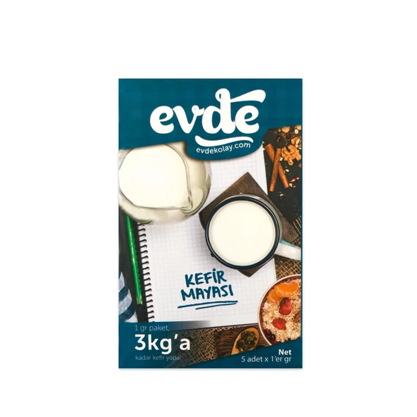 Evde Kefir Mayası Paket 5x 1 g e