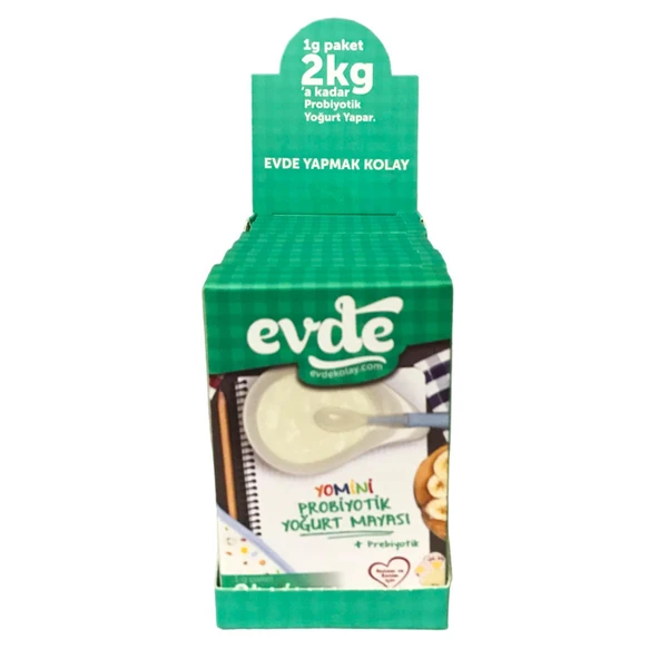 Evde Yomini Probiyotik Yoğurt Mayası 6'lı Kutu