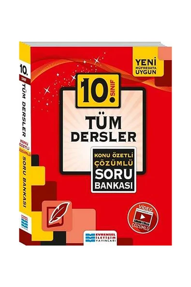Evrensel Yayınları 10.Sınıf Tüm Dersler  Özetli Soru Bankası