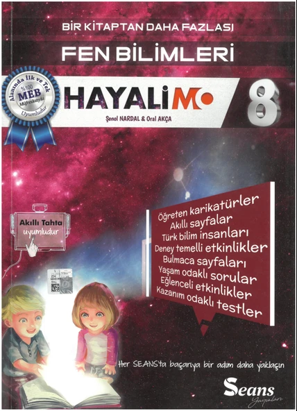 Seans Hayalimo 8.Sınıf Fen Bilimleri Etkinlik Bir Kitaptan Daha Fazlası