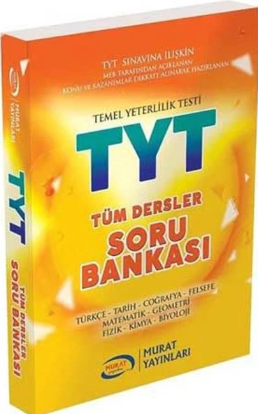 Murat Tyt Tüm Dersler Soru Bankası