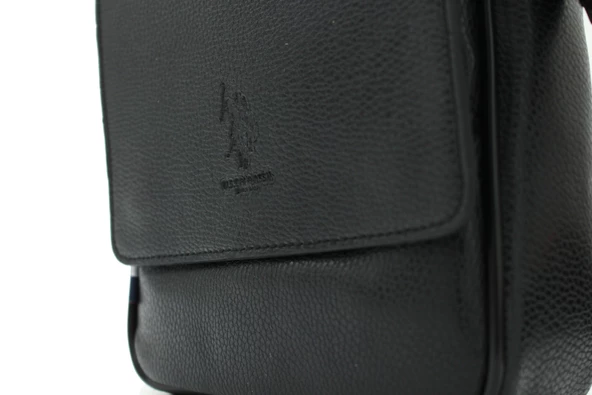 Plevr 8431 Us Polo Assn Suni Deri Erkek Portföy Çanta - 7