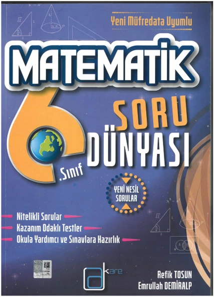 A Kare 6.Sınıf Matematik Soru Dünyası