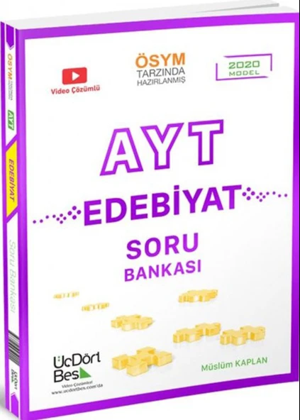 ÜçDörtBeş AYT Edebiyat Soru Bankası