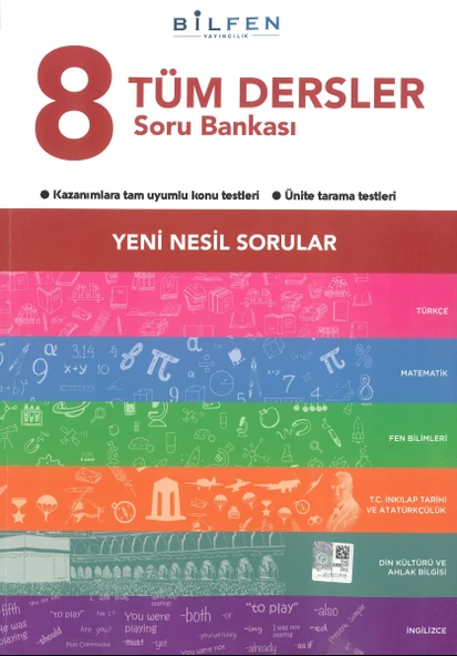 Bilfen 8.Sınıf Tüm Dersler Soru Bankası