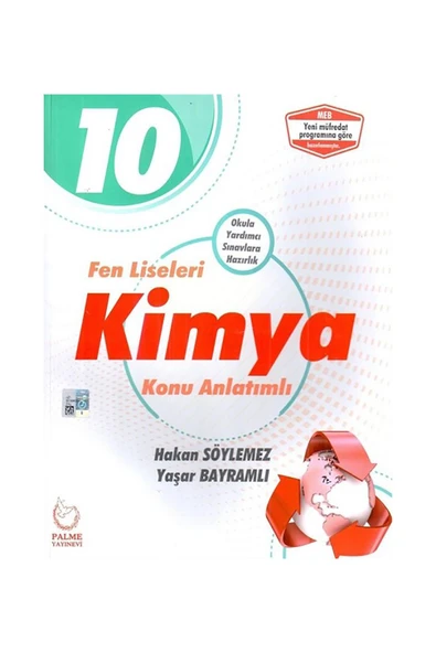 Palme 10. Sınıf Fen Liseleri Kimya Konu Anlatımlı