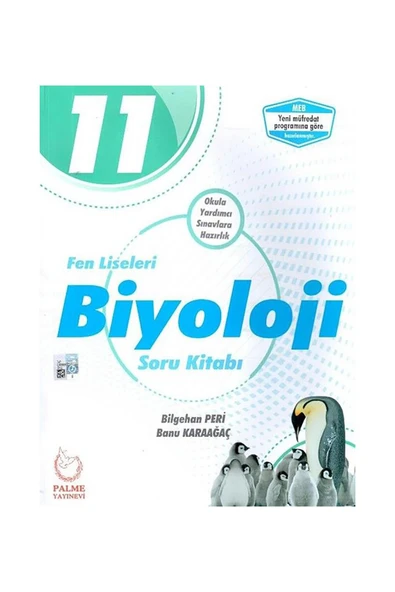 Palme 11. Sınıf Fen Liseleri Biyoloji Soru Kitabı