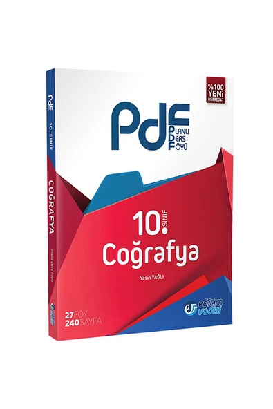 Eğitim Vadisi 10. Sınıf Coğrafya PDF Planlı Ders Föyü