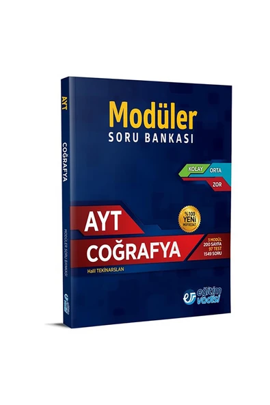 Eğitim Vadisi AYT Coğrafya Modüler Soru Bankası