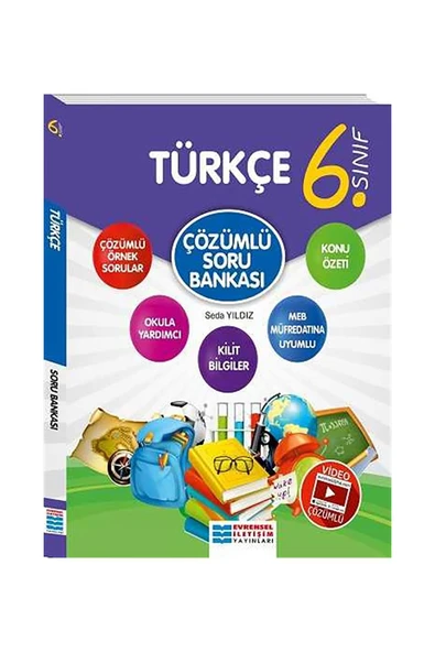 Evrensel  6.Sınıf Türkçe Çözümlü Soru Bankası